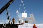 2007-12-05d Payload at Hang Test Location near berm